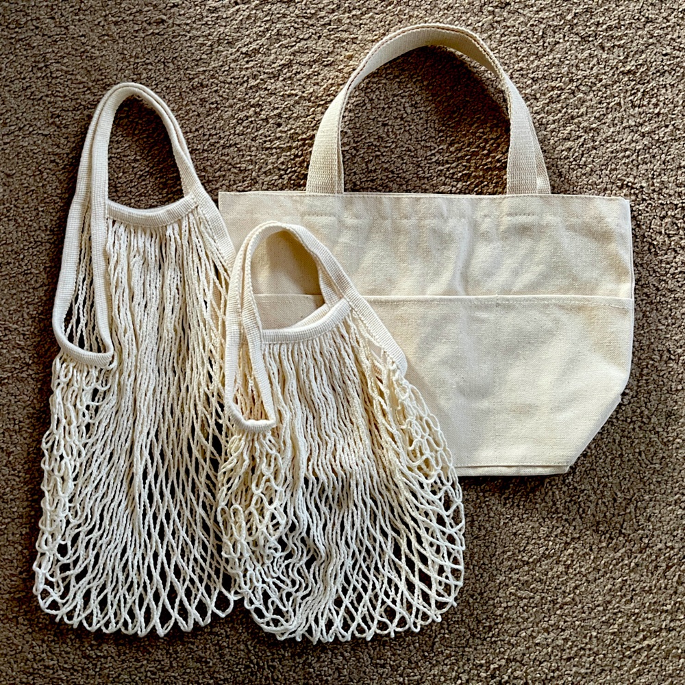 Market totes - 3 total - Smaller sized